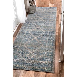 Blue Bosphorus Bridget Diamond Medallion rug