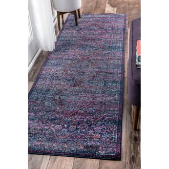 Purple Bosphorus Bridget Diamond Medallion rug