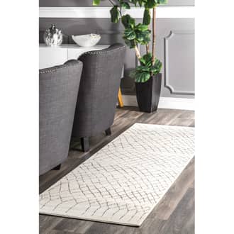 Ivory Bosphorus Faded Moroccan Trellis rug