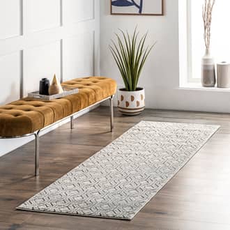 Beige Primavera Jane Honeycomb Trellis rug