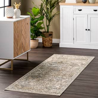 Beige Caprona Fantasy Garden rug