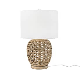 woven lamp base