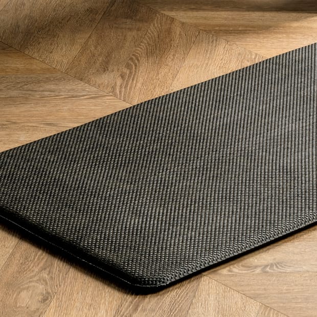 Basketweave Cushioned Floor Mat (5+ Colors)