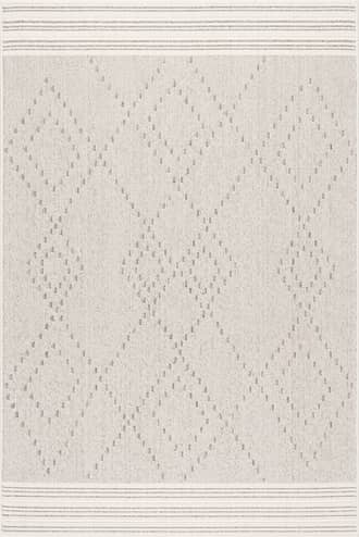9' x 12' Ellianna Striped Trellis Indoor/Outdoor Rug primary image