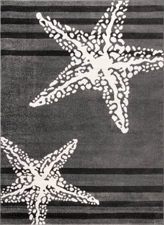 2' x 3' Starfish and Stripes Rug primary image