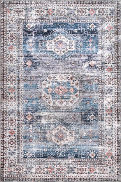 Addison Rugs Indoor/Outdoor Harpswell AHP32 Blue Washable 8' x 10' Rug