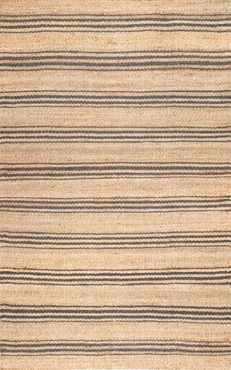 6' Sycamore Striped Jute Rug primary image
