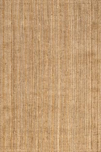 6' Handwoven Jute Ribbed Solid Rug primary image