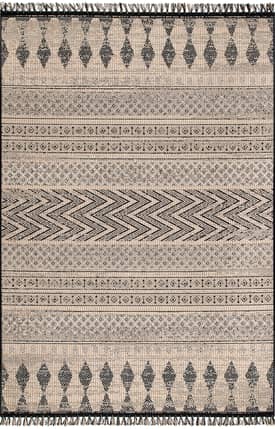 SAFAVIEH Natura Carly Geometric Braided Wool Area Rug, Ivory, 6' x 9' 