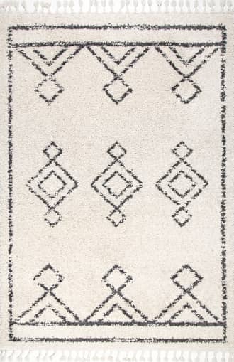 5' 3" x 7' 7" Moroccan Diamond Drop Tassel Rug primary image