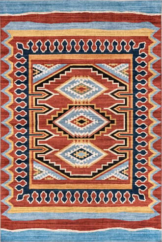 8' x 10' Leith Washable Aztec Totem Rug primary image