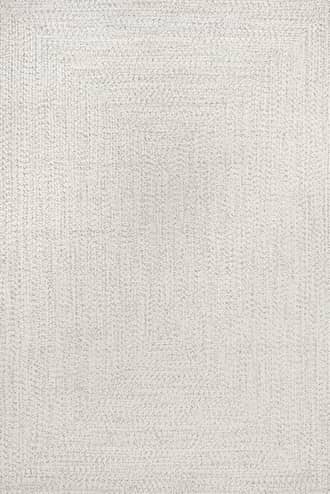 Ivory 8' Everywhere Hand-Braided Indoor/Outdoor Rug swatch