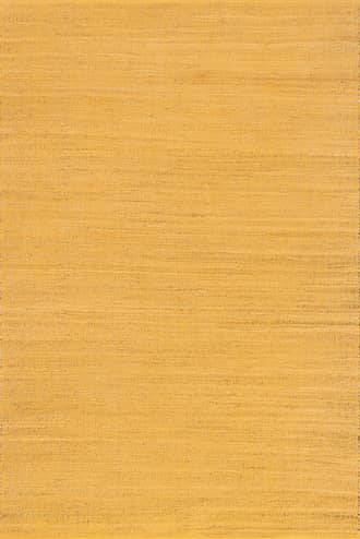 Yellow 3' x 5' Perfect Handwoven Jute-Blend Rug swatch