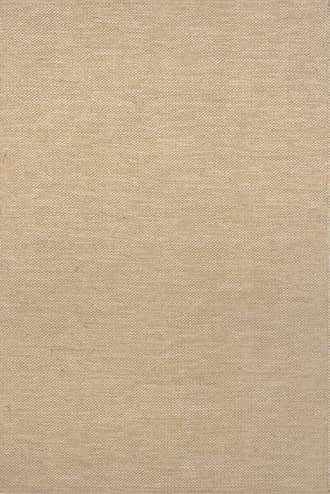 Tan 6' Cotton Solid Flatweave Rug swatch