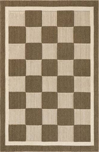 5' 3" x 7' 7" Solana Indoor/Outdoor Checkerboard Rug primary image