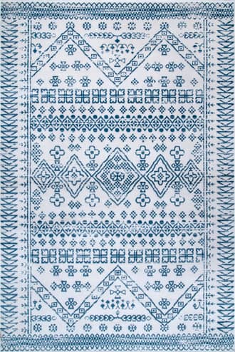 Blue 12' x 15' Evanescent Moroccan Rug swatch