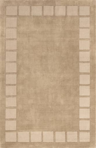 Fawn 8' x 10' Petra High-Low Wool-Blend Rug swatch