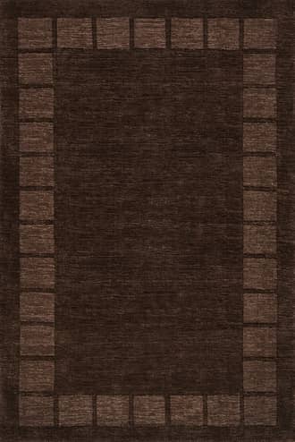 Truffle Brown 12' x 15' Petra High-Low Wool-Blend Rug swatch