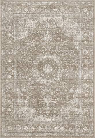Brown 9' x 12' Distressed Persian Rug swatch