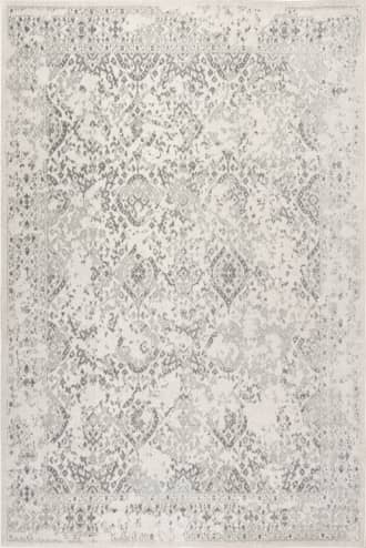 Ivory 12' x 15' Floral Ornament Rug swatch