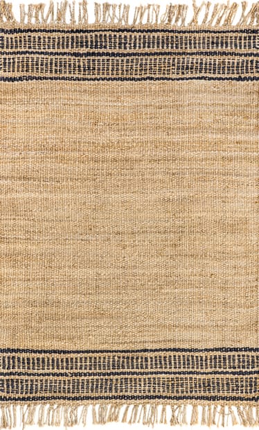 Bordered Oval Natural Jute Rug Product Dimensions 5' x 7' Oval