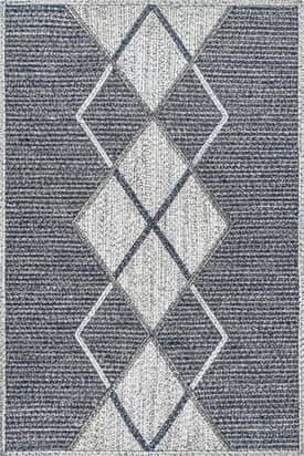 Snowfield Hillary Argyle Casual Grey Rug